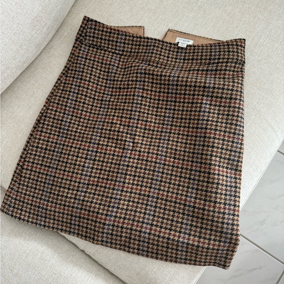 J. Crew Fall Mini Skirt Size 00 wool - Picture 3 of 4
